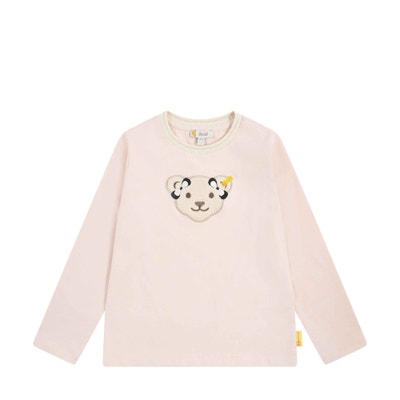 T-Shirt langarm, rosa für Mädchen