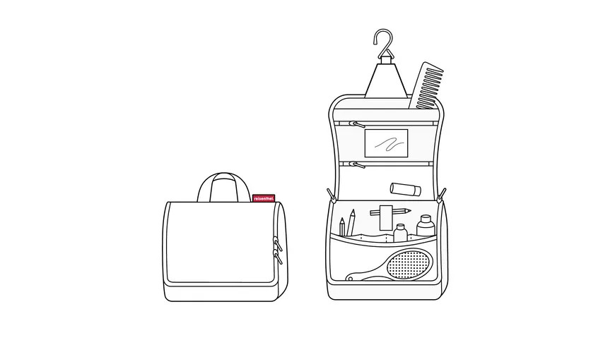 reisenthel Toiletbag Herringbone sand