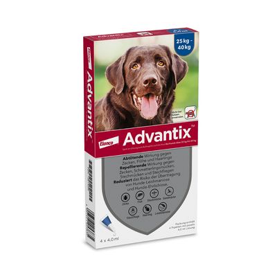 Advantix® 400 Spot-on für Hunde, von 25 bis 40 kg