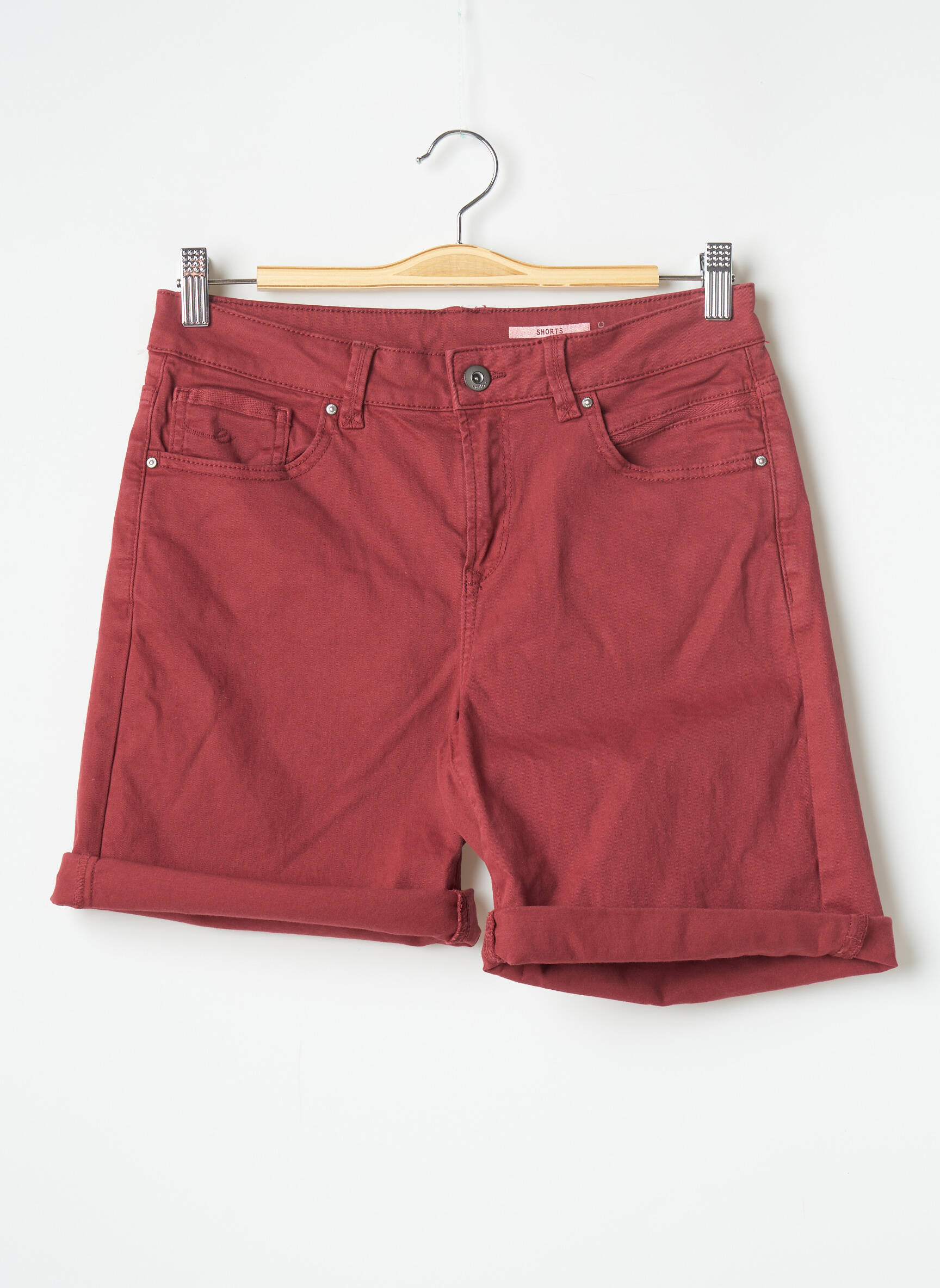Edc By Esprit Shorts 1 Femme couleur rouge