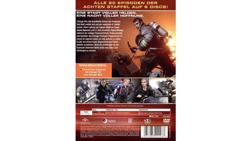 Chicago Fire - Staffel 8  [6 DVDs]