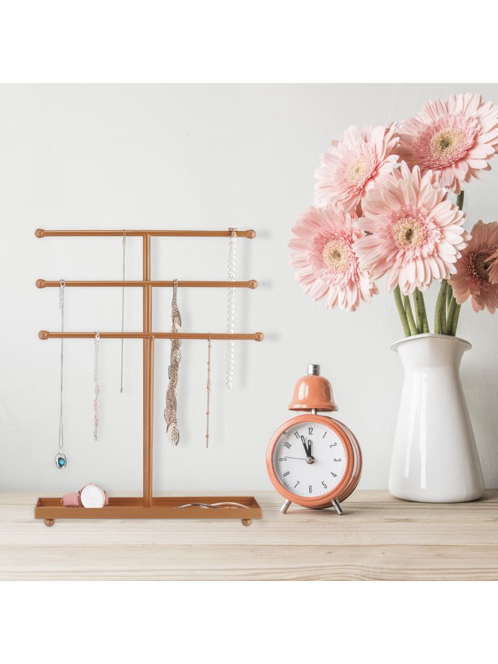 relaxdays Schmuckständer in Bronze - (B)31 x (H)40 x (T)11 cm günstig kaufen onesize