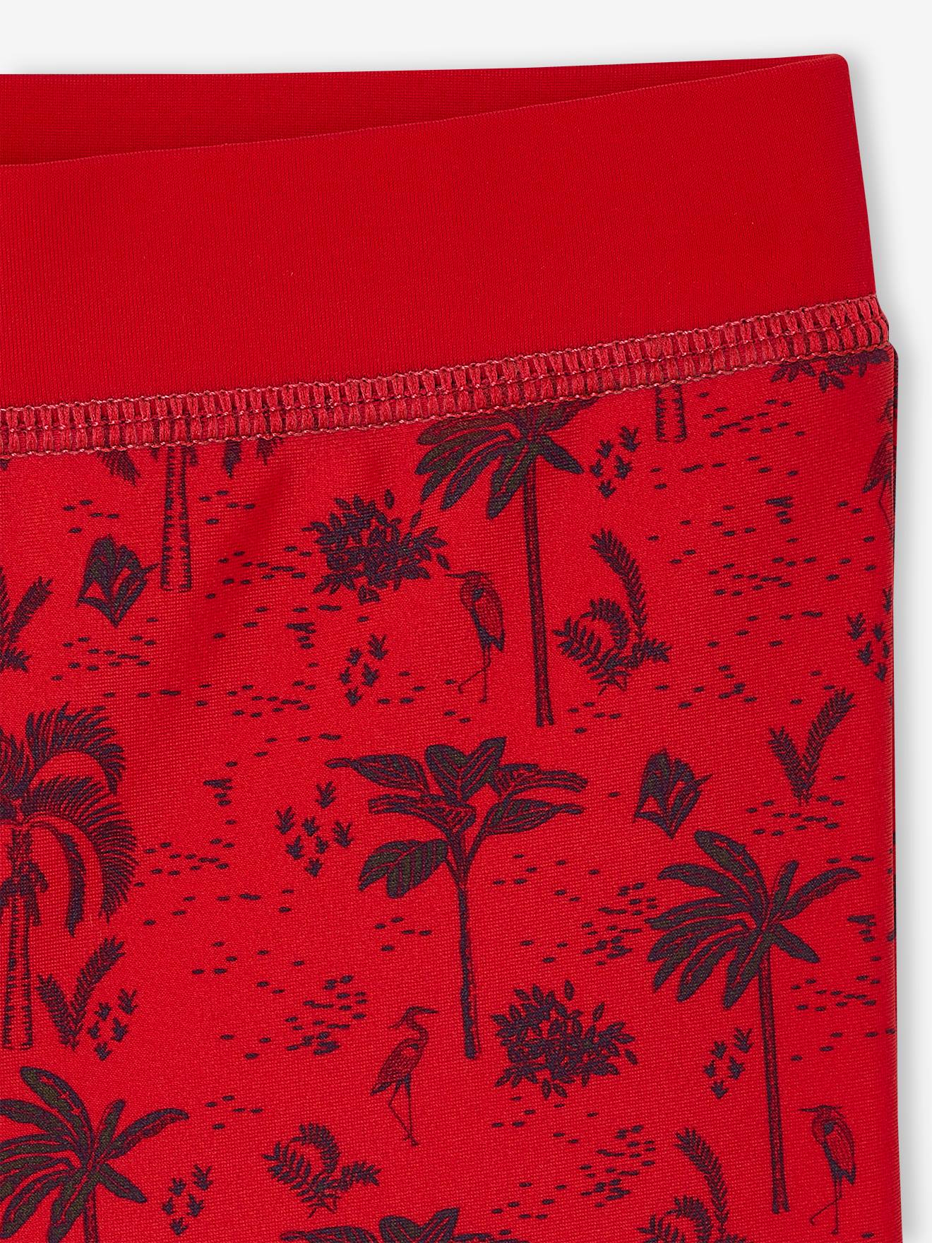 Vertbaudet 2er-Pack Jungen Badehosen Oeko-Tex - rot bedruckt