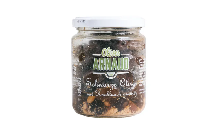 OLIVES ARNAUD Oliven schwarz gewürzt 150 g