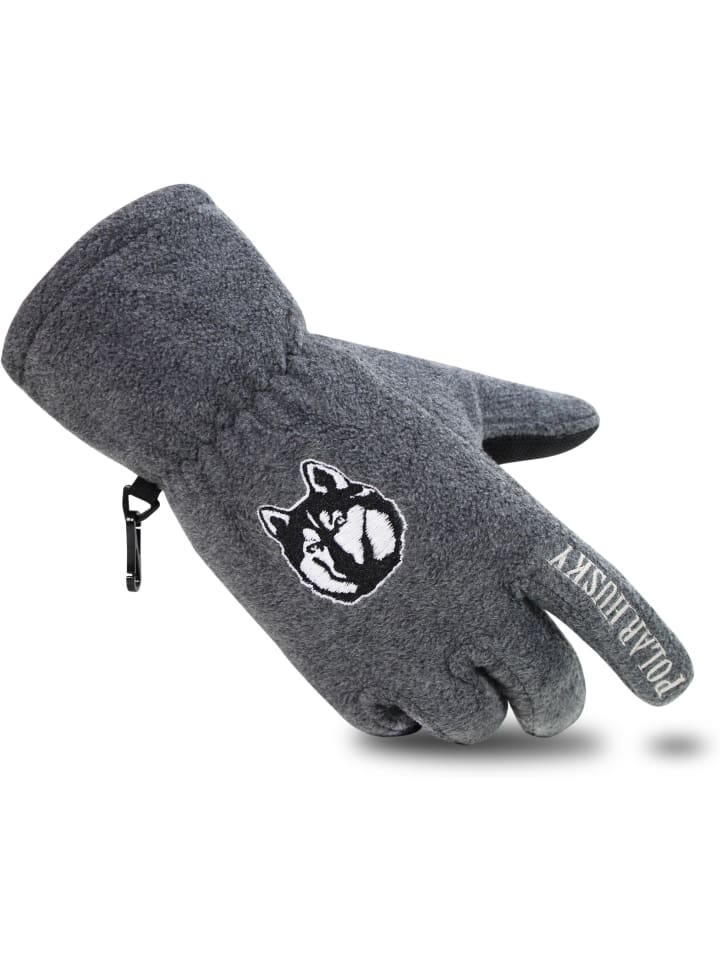 Polar Husky Fleece Handschuhe Lhotse in Grau günstig kaufen