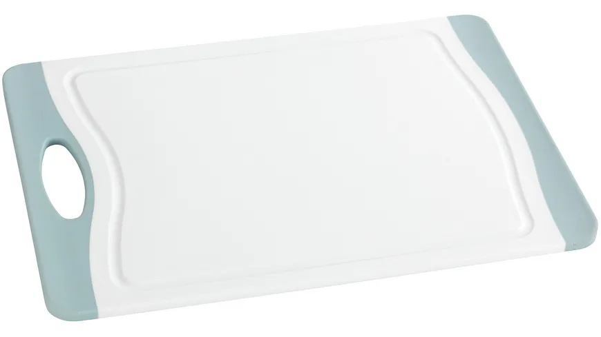 WENKO Schneidebrett Easy 28,5x20 cm Weiß & Hellblau
