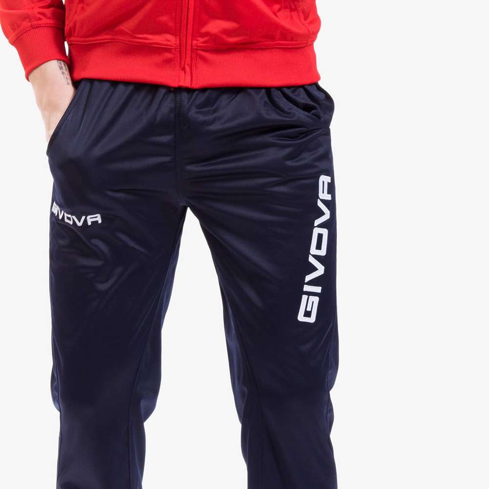 Givova Tuta Visa Trainingsanzug rot/navy