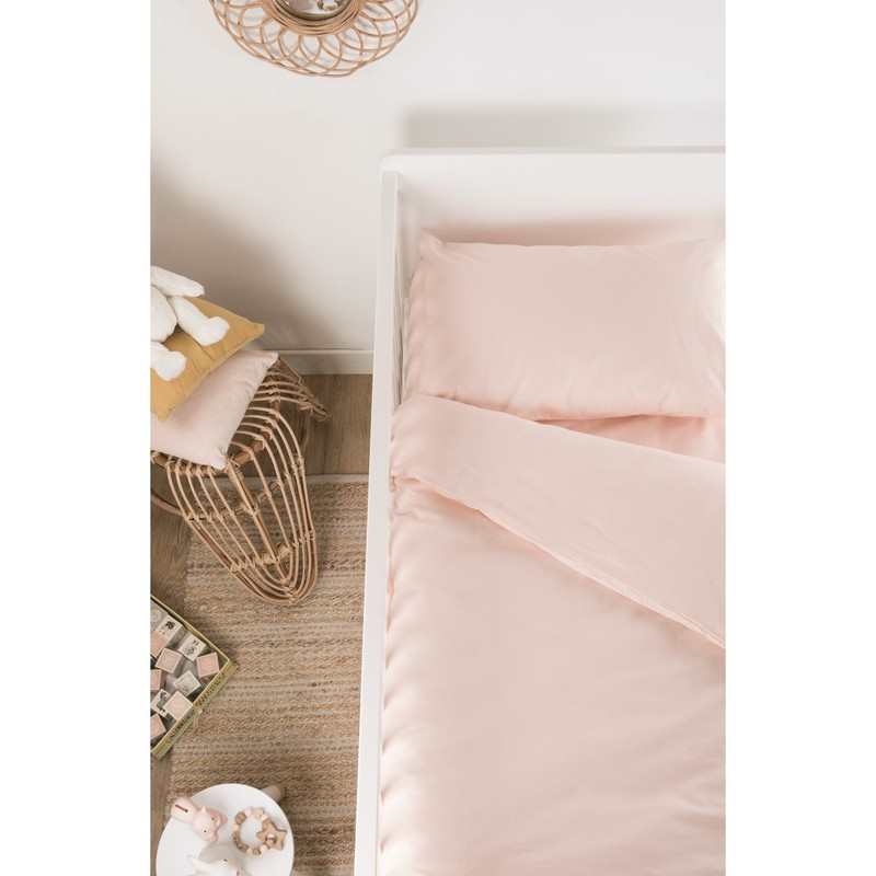 Housse de couette bébé unie en Coton Bio