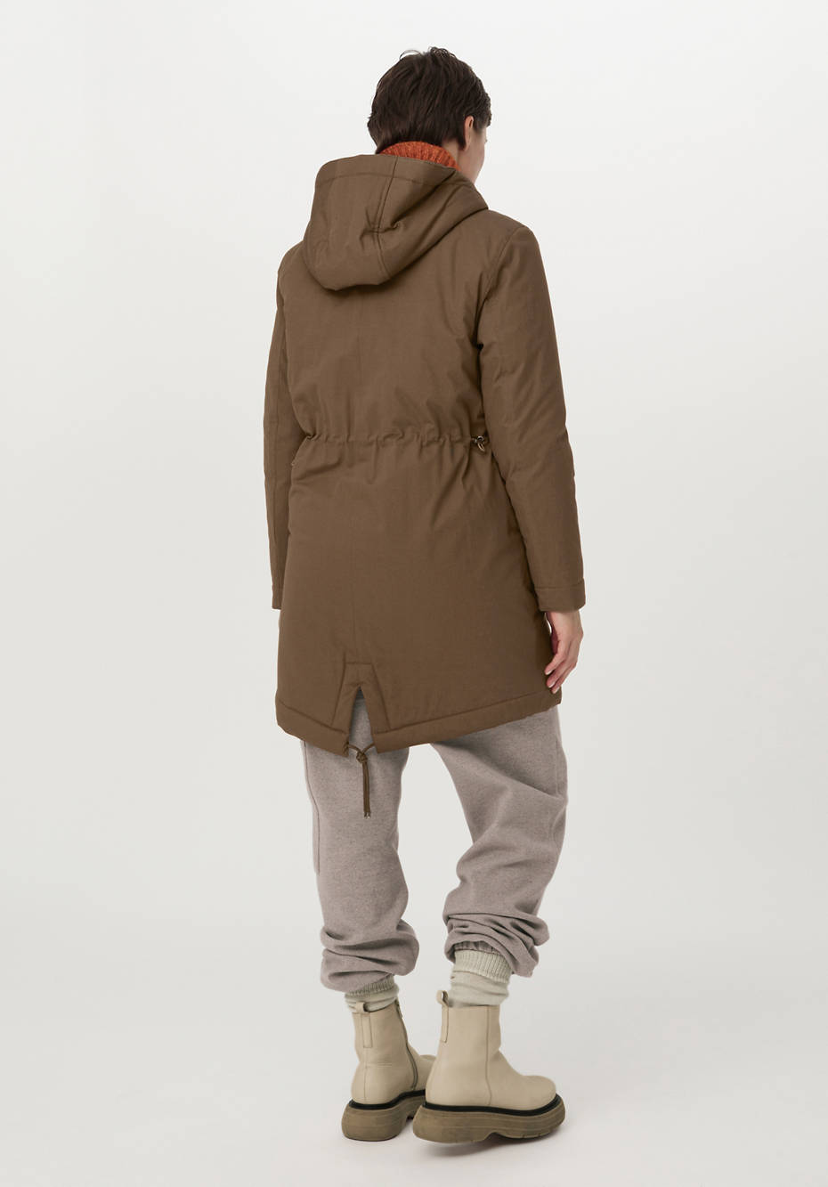 Parka Nature Shell aus reiner Bio-Baumwolle