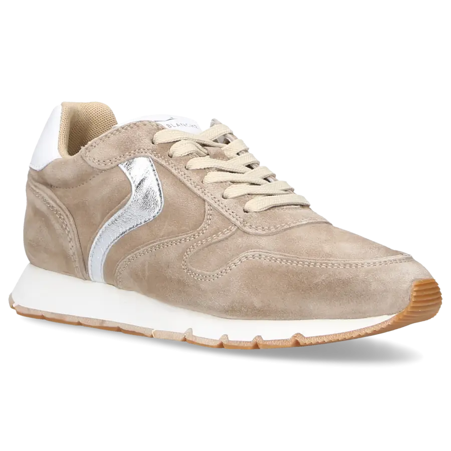 VOILE BLANCHE - Sneaker low JULIA SUEDE Kalbsleder - beige