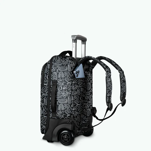 Soft-sided 2-wheel suitcase XS Amiens black