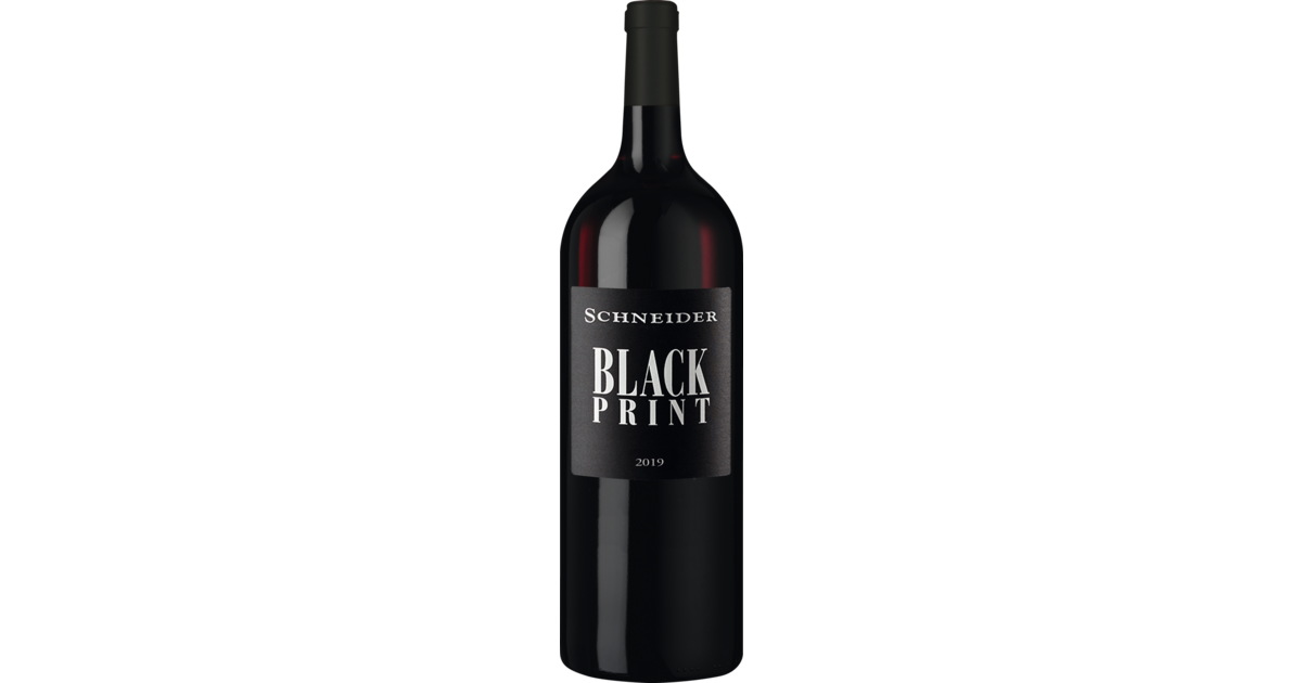 Black Print Rotwein