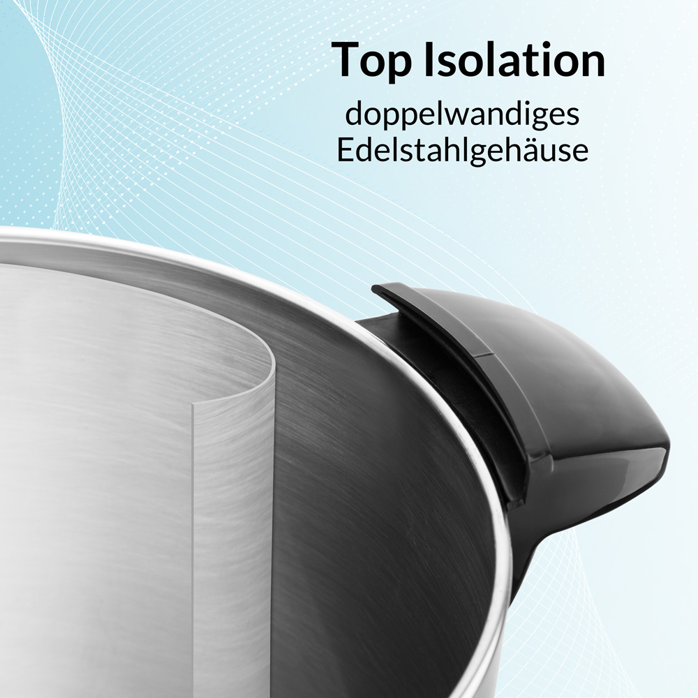 Casaria Deuba Glühweinkocher 8,8 ltr. mit Tropfschale