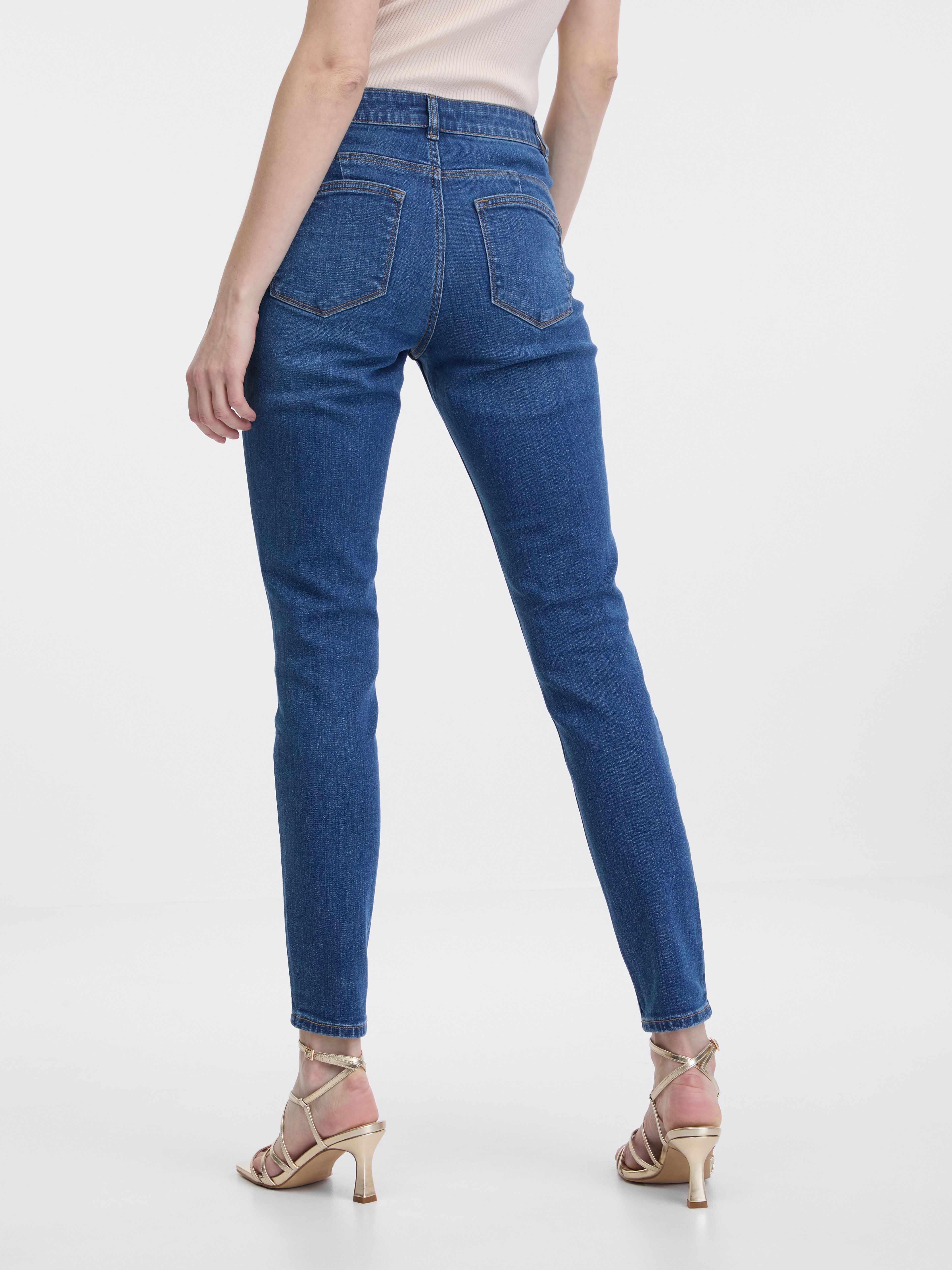 Blaue Damen-Skinny-Jeans ORSAY