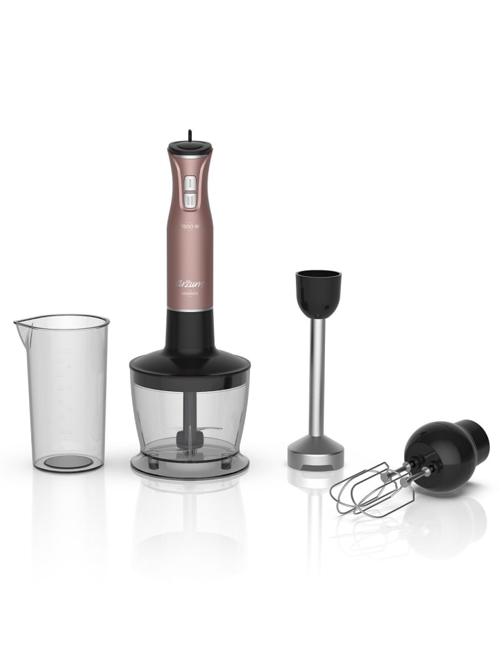 Arzum Arzum 1500W Stabmixer-Set Stabmixer Pürierstab Handmixer Zerkleinern in Rosa günstig kaufen onesize