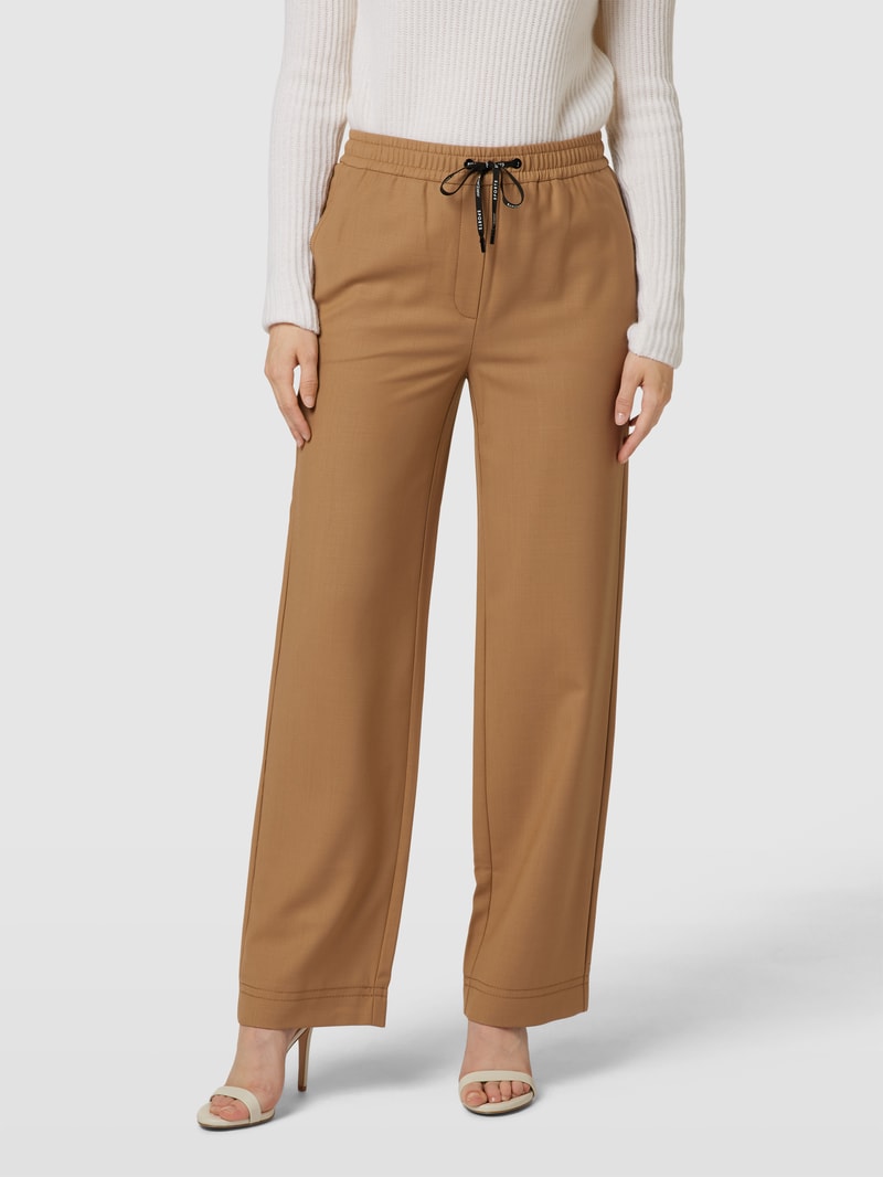 Hose mit in camel