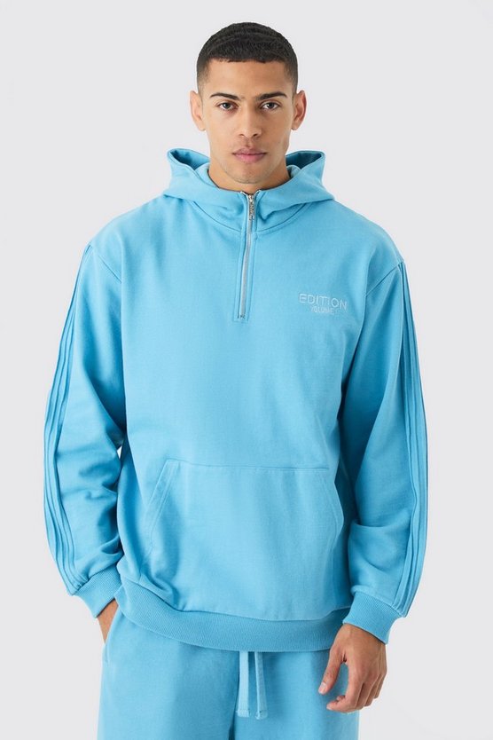 Edition Oversize Hoodie mit 1/4 Reißverschluss