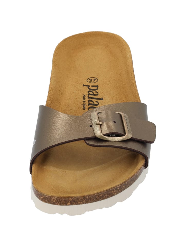 palado Pantoletten in bronze metallic günstig kaufen