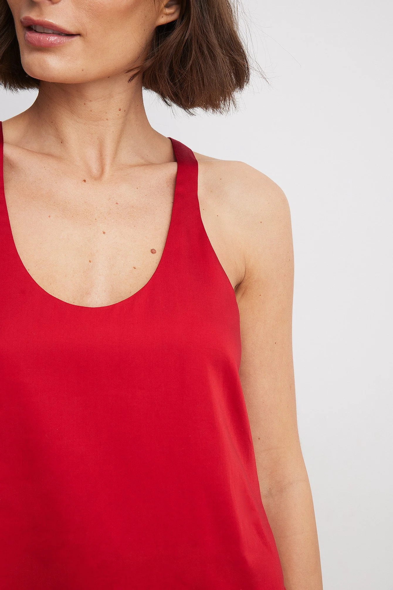 Fließendes Singlet mit Box-Rücken