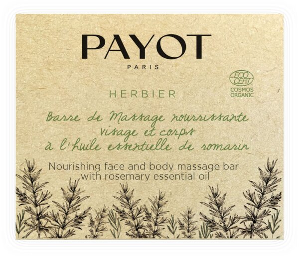 Payot Herbier Barre de Massage Nourrissante Visage et Corps Stückseife