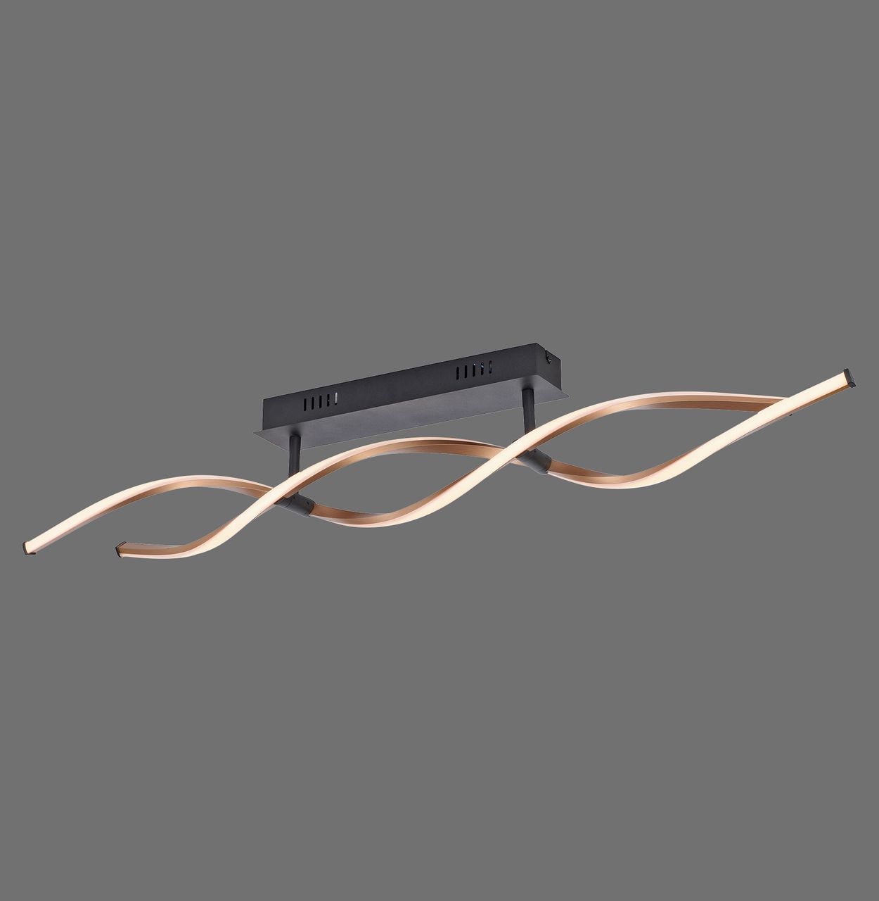 Paul Neuhaus LED Deckenleuchte POLINA, 2xLED-Board/10,20Watt, 3000 Kelvin, Schwarz