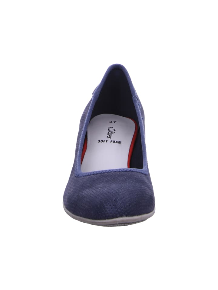 s.Oliver Pumps in blau günstig kaufen 40