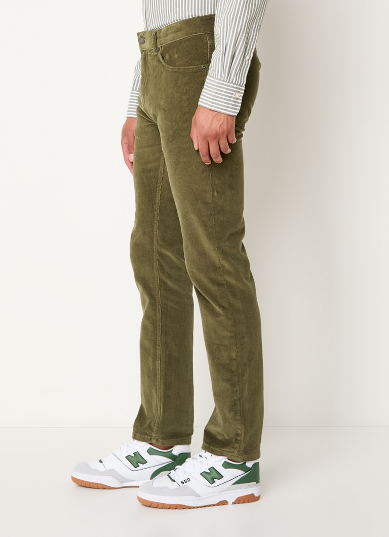 Pantaloni Gant in velluto a coste, gamba dritta con tasche laterali