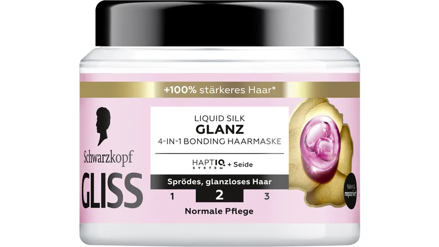 GLISS Liquid Silk Glanz 4-in-1 Bonding Haarmaske 400 ml