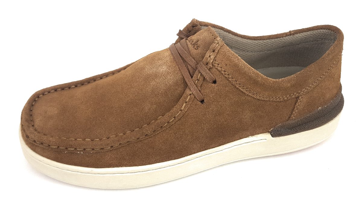 Clarks Court Lite Wally 261649087 Braun 090 cognac suede