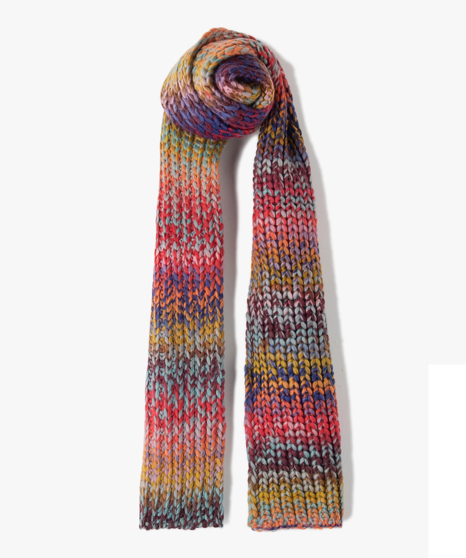 Echarpe femme en maille épaisse multicolore multicolore | GEMO