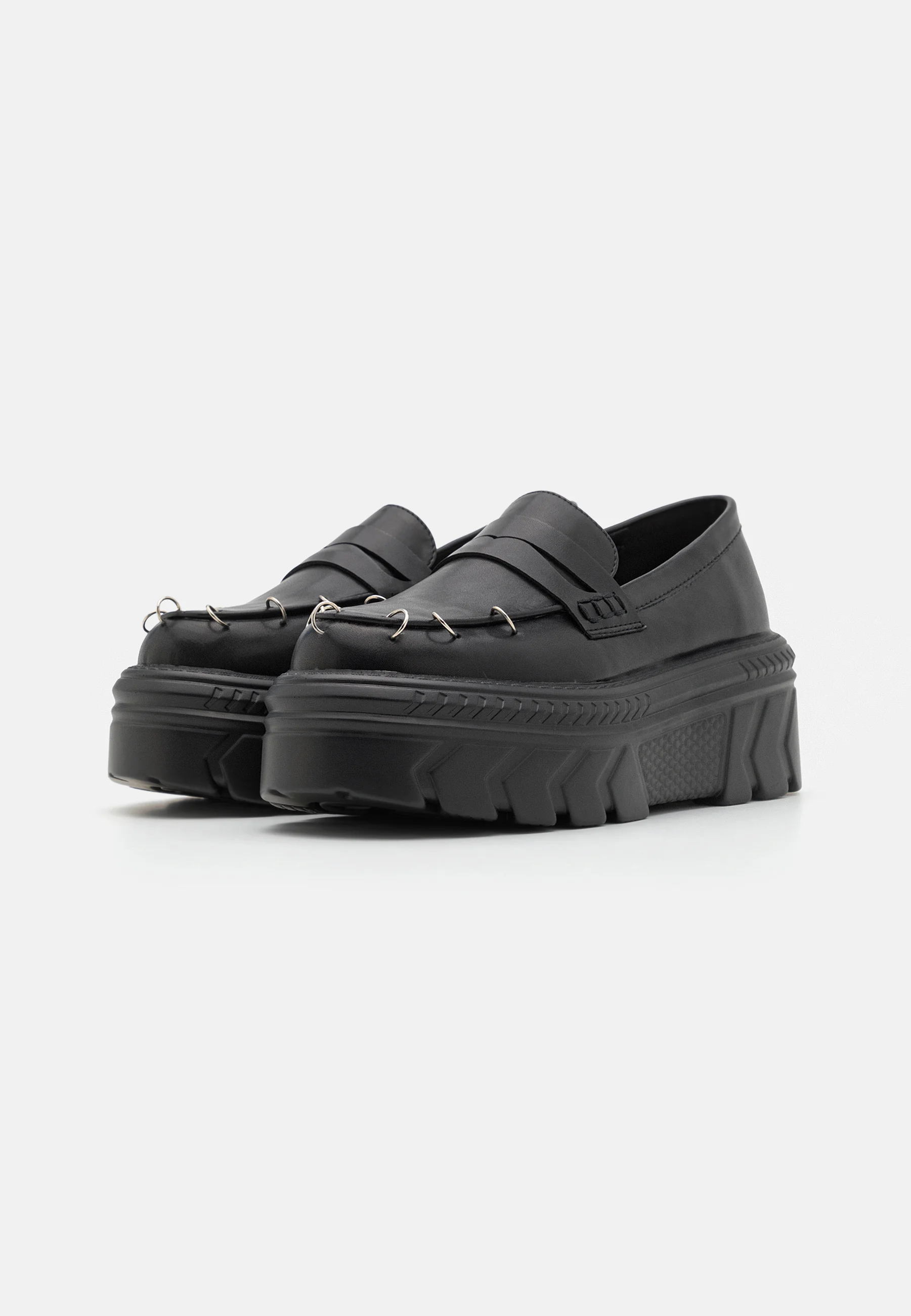 Koi Footwear ESGAR CHUNKY PUNK LOAFERS - Zapatos de plataforma