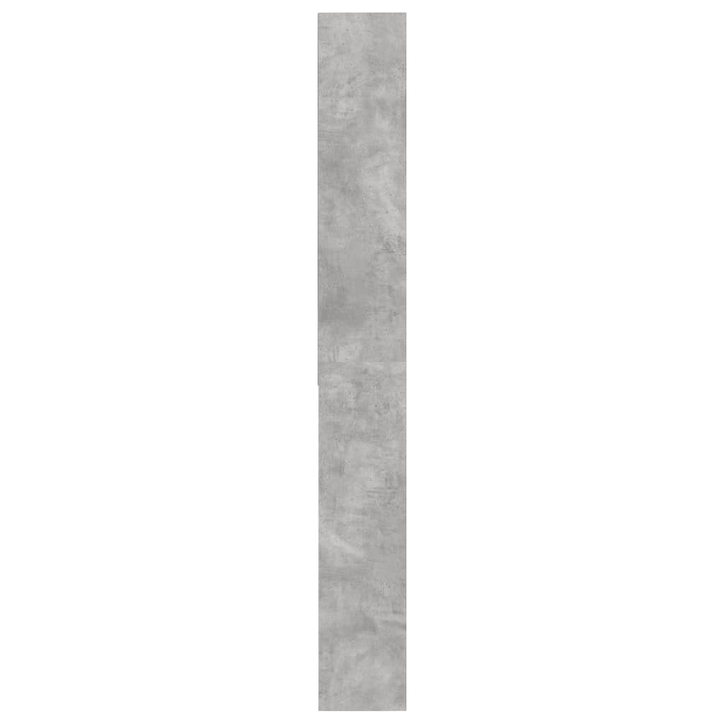 vidaXL Waschmaschinenumbauschrank Waschmaschinenschrank Betongrau 64x24x190 cm