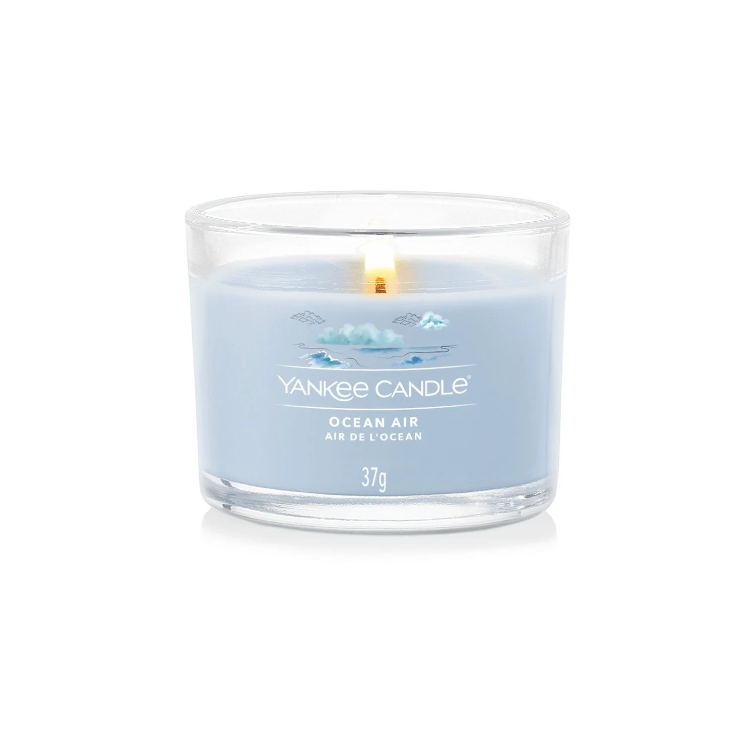 Velas votivas rellenas con aroma a aire marino - Vela perfumada