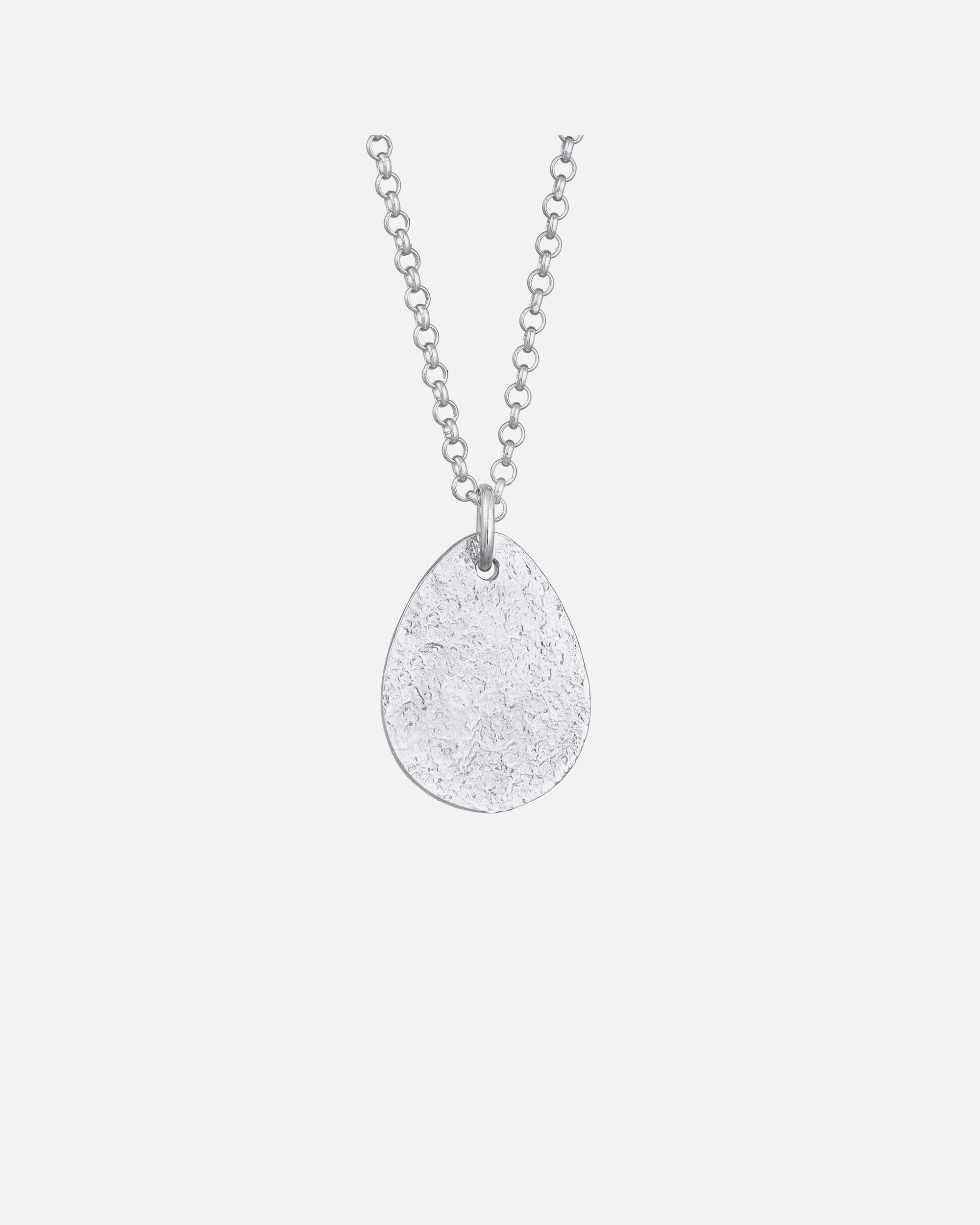 Elli Women's Vintage Hammered Drop Pendant in 925 Silver