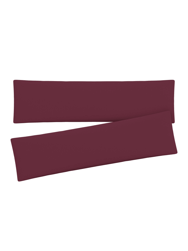 GMD Living 2er Set Jersey Kissenhüllen JESBERG in Farbe Bordeaux günstig kaufen