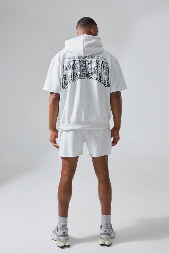 Kurzärmliger Man Active X Og Gym Hoodie