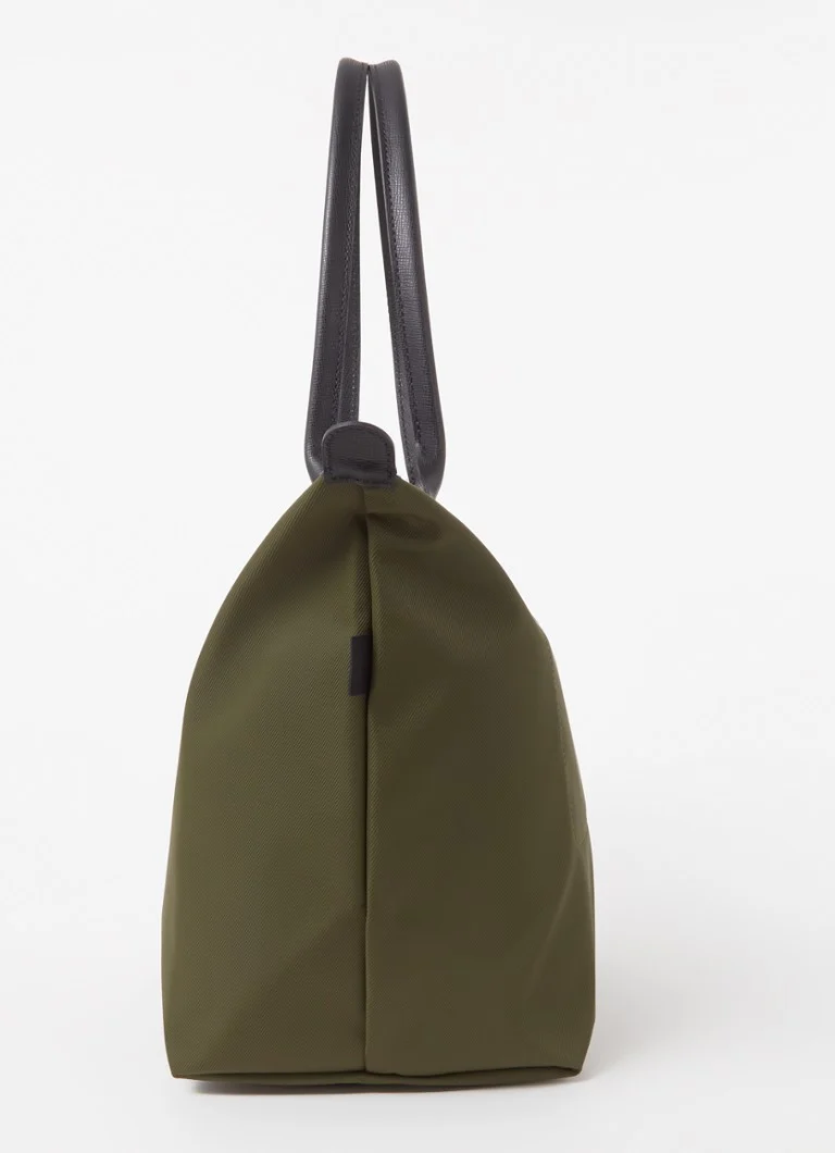 Geantă tote Longchamp Le Pliage Energy, mărimea L, cu detalii din piele.