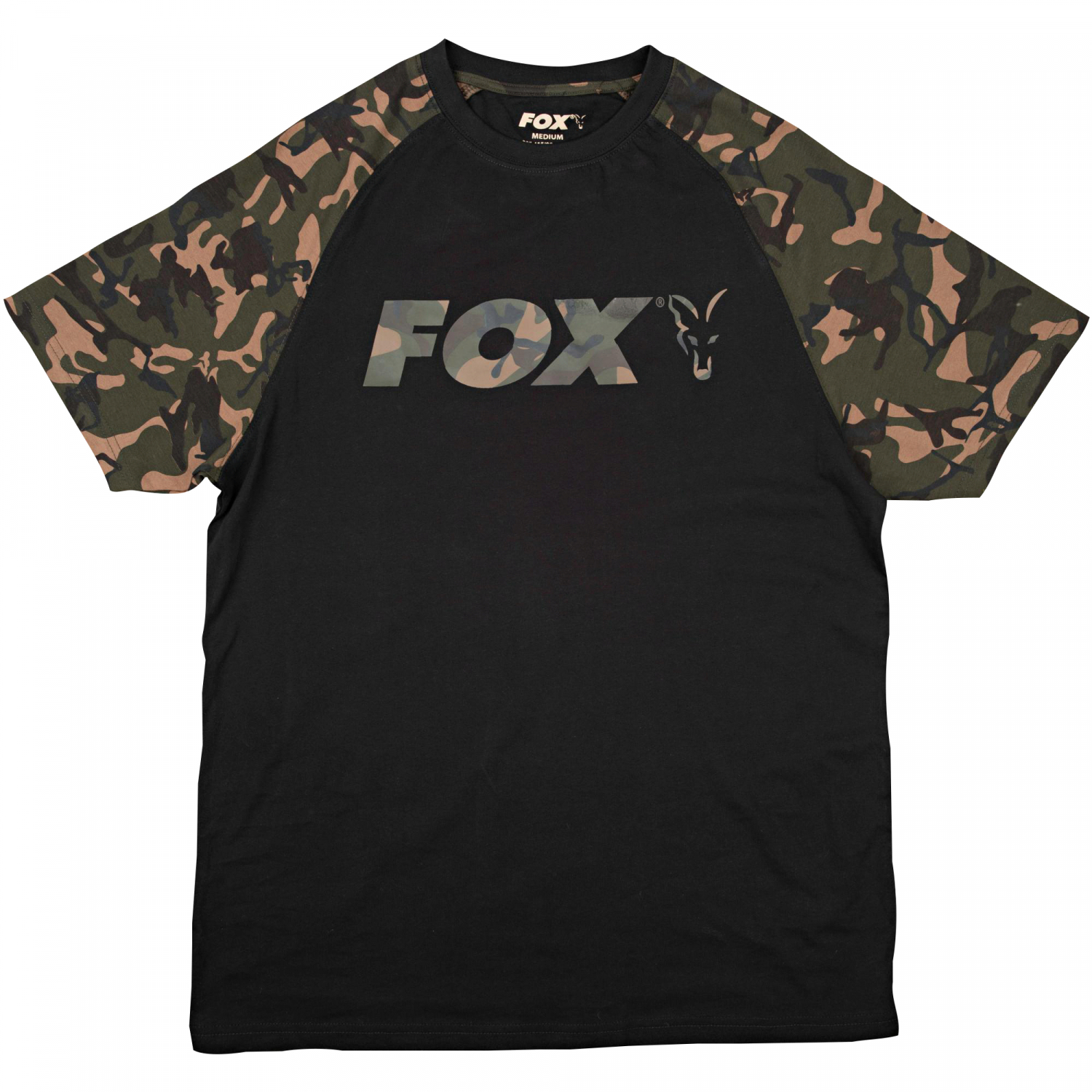 Fox Carp T-Shirt ((black/camo)