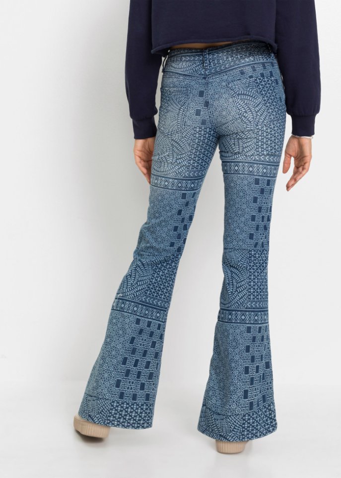Schlagjeans mit Mustermix