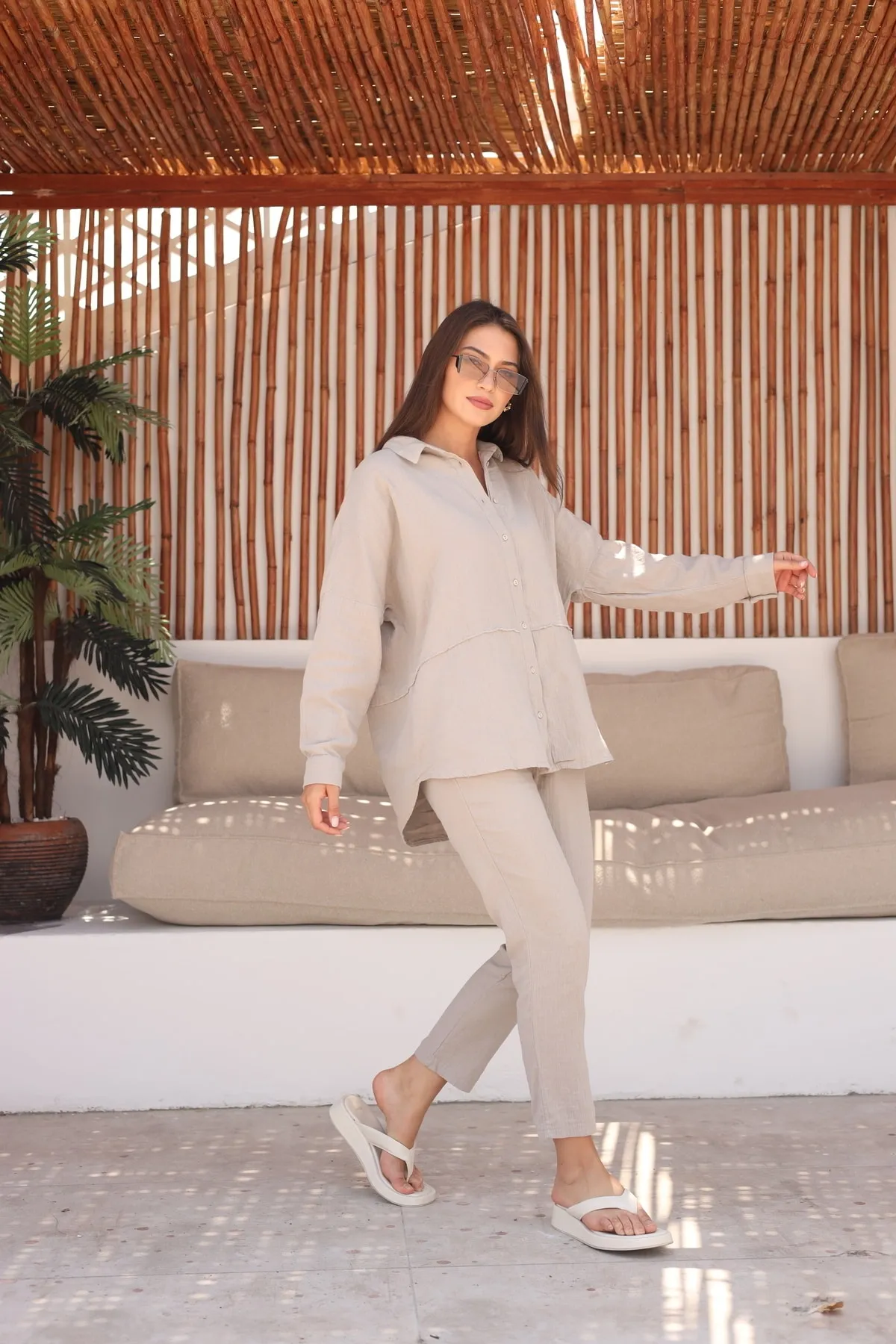 Laluvia  Zweiteiler - Grau - Regular Fit