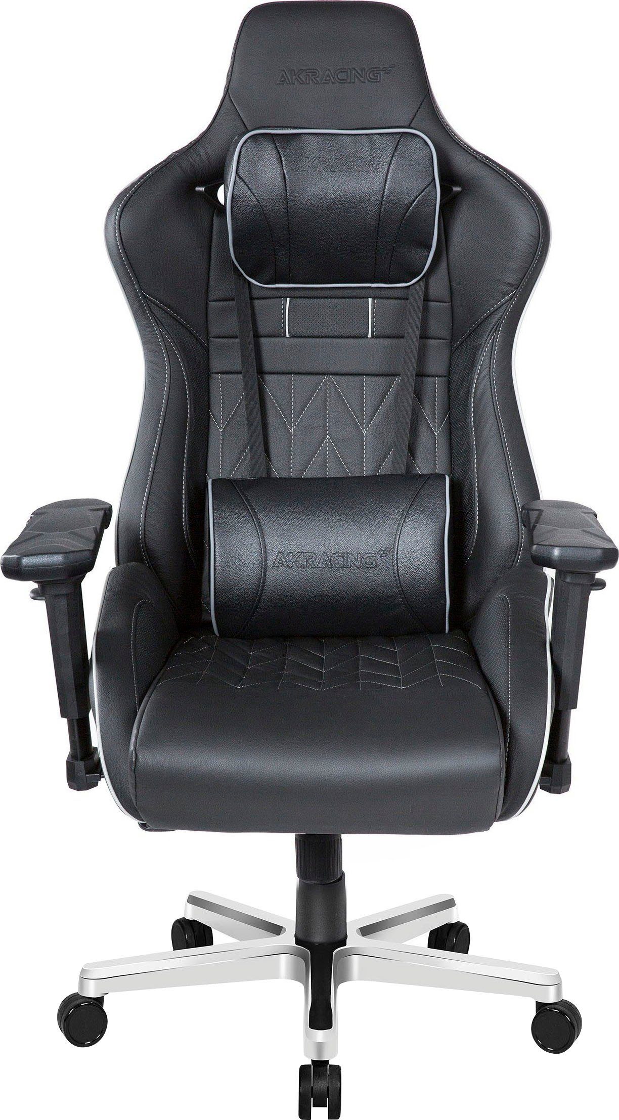 AKRacing Gaming-Stuhl Master PRO Deluxe Echtleder/Schwarz