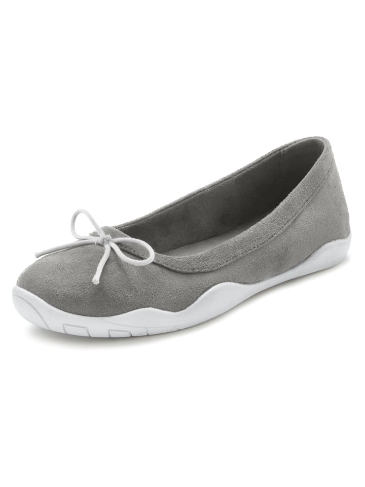 LASCANA Ballerina in hellgrau günstig kaufen