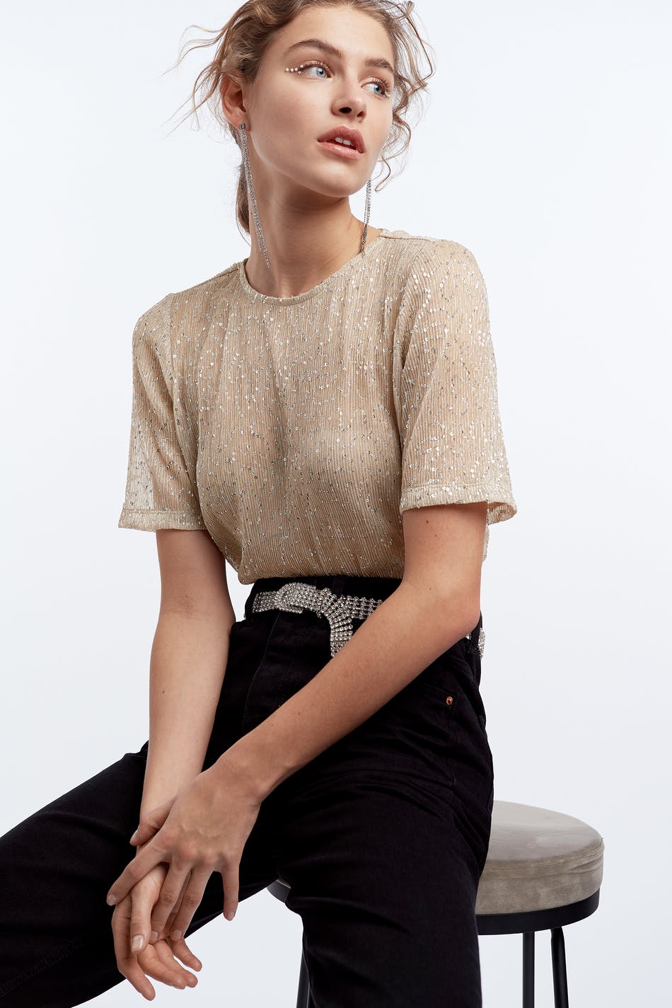 Judy glitter top