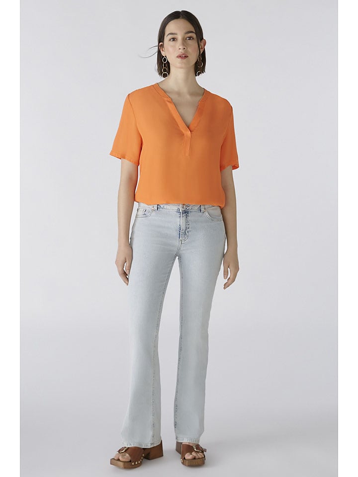 Oui Bluse in Orange günstig kaufen