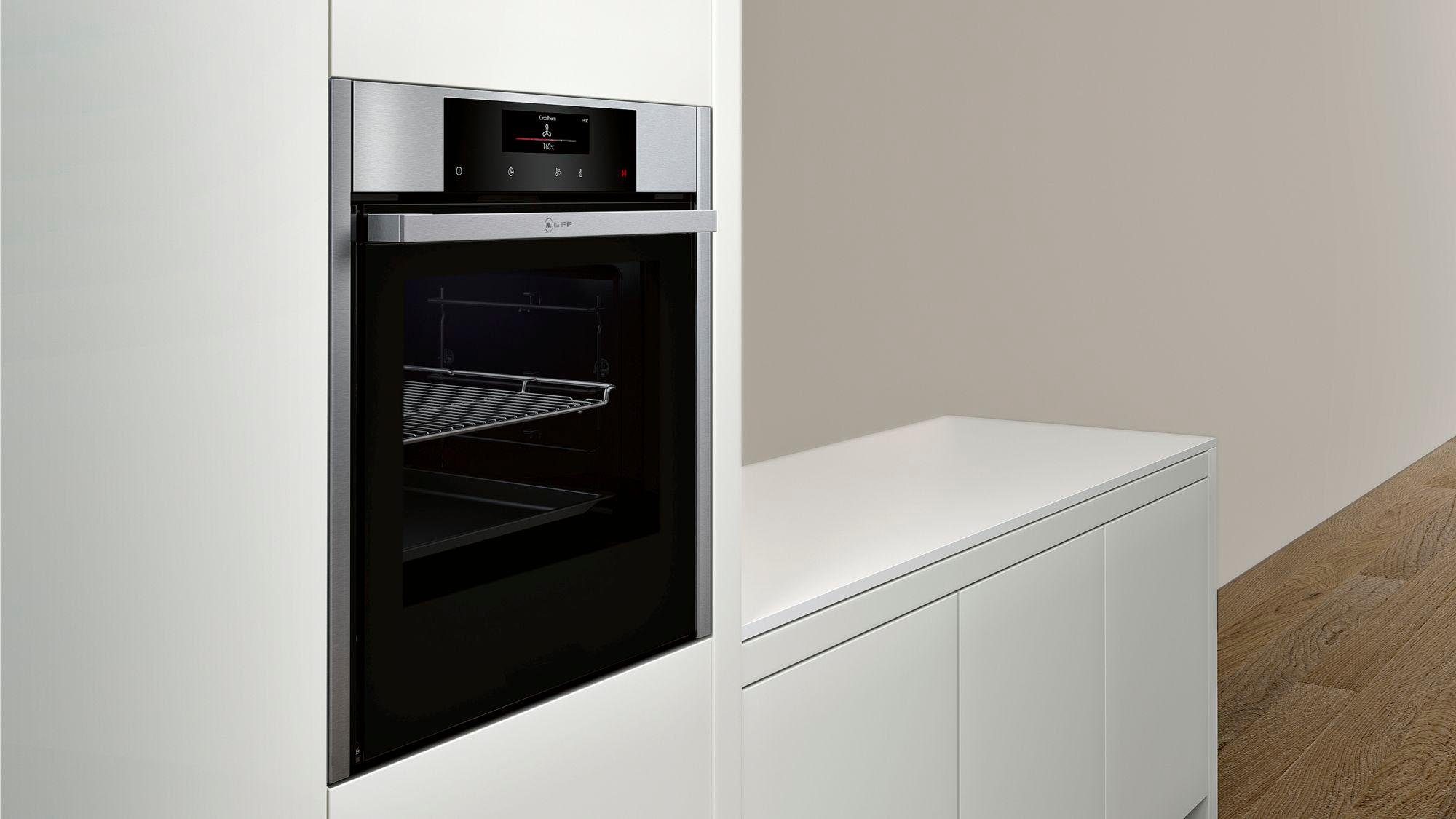 NEFF Pyrolyse Backofen N 90 B56CT64N0, mit Vollauszug, Pyrolyse-Selbstreinigung, mit Slide&Hide®