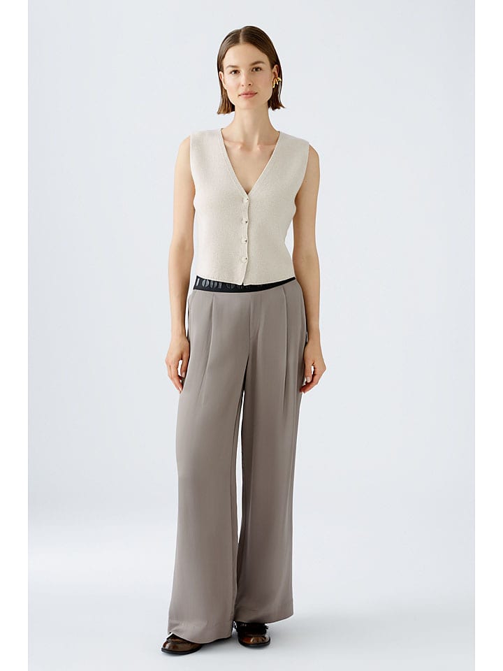 Oui Hose in Taupe günstig kaufen