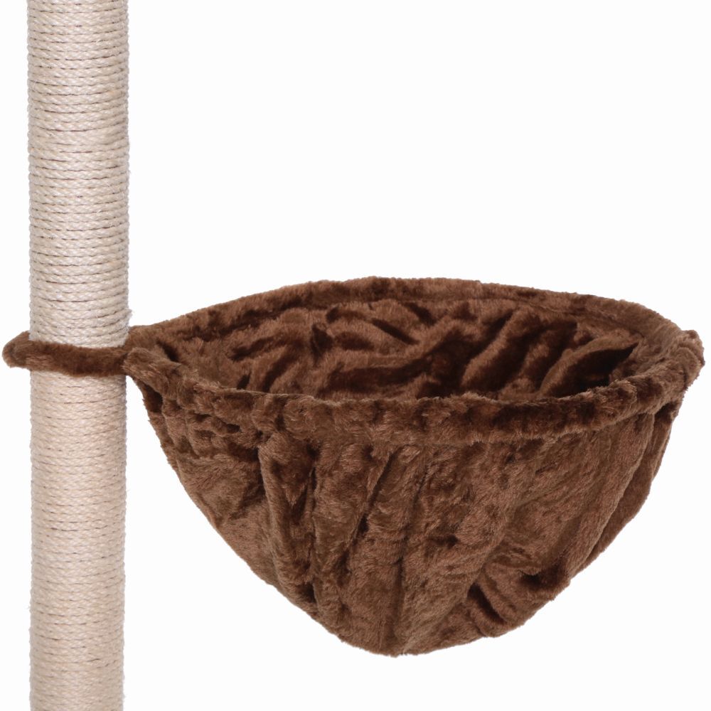 Lionto Kratzbäume Lionto Liegemulde für Kratzbäume - 25 cm Tiefe braun
