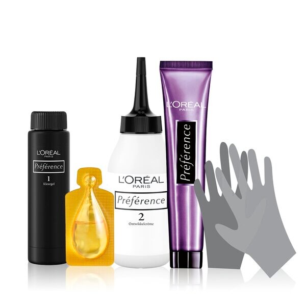 L'Oréal Paris Preference Cool Blondes 7.1 As Middenblond Permanente Haarkleuring