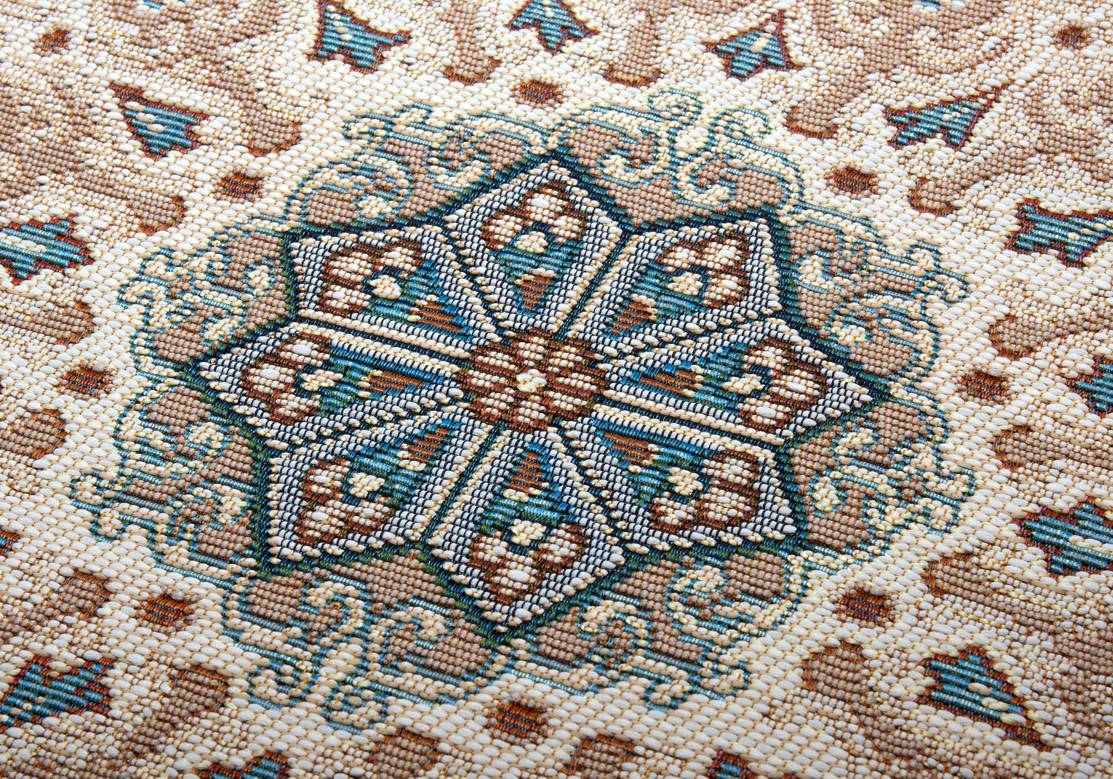 Teppich Kadi, HANSE Home, rechteckig, Höhe: 3 mm, In-& Outdoor, Teppich, Wetterfest, Balkon, Garten, Wohnzimmer, Orient