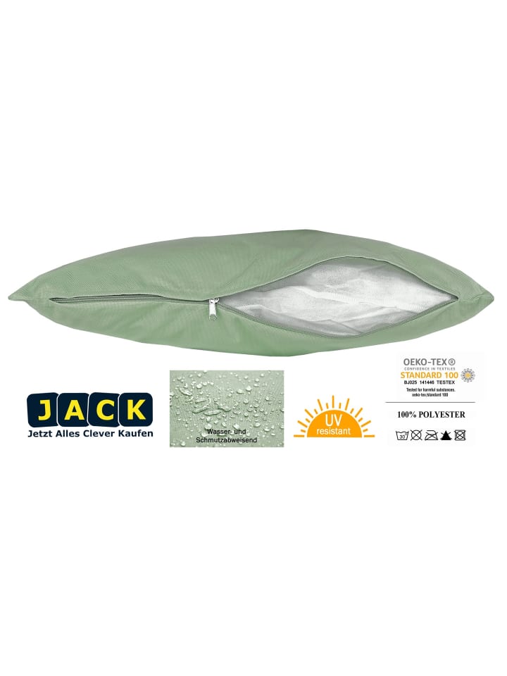 JACK Outdoor Kissen 45x45cm inkl. Füllung in Oliv günstig kaufen 45x45 cm